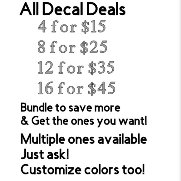 4/$15 Love 🐾 Vinyl Decal - Picture 4 of 5